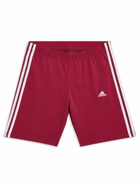 adidas Women's Maroon 3-Stripes Bike Shorts Size XL